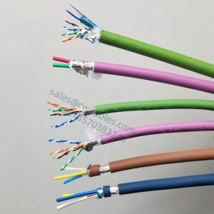 BUS-HY506 4x2x0.14mm2(26AWG) Data Transmission High Flexible Industrial Ethercat Profinet Cable For Drag Chain