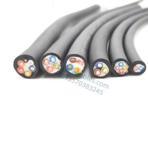 YY07 4G0.75mm²(19AWG) 4 İletkenli Çok İletkenli Endüstriyel Esnek Güç Kablosu