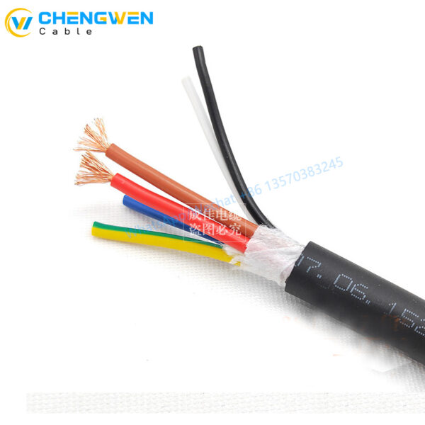 YY507 4G0.75mm²(19AWG) cable carrier power cables - Chengwen Cable