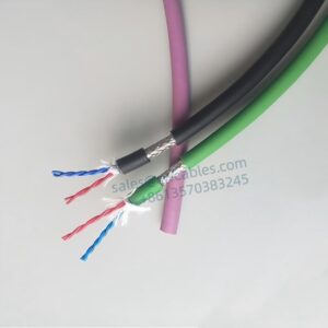 YY506 3x2x0.2mm²(24AWG) كابل زوج ملتوي محمي بحامل الأسلاك