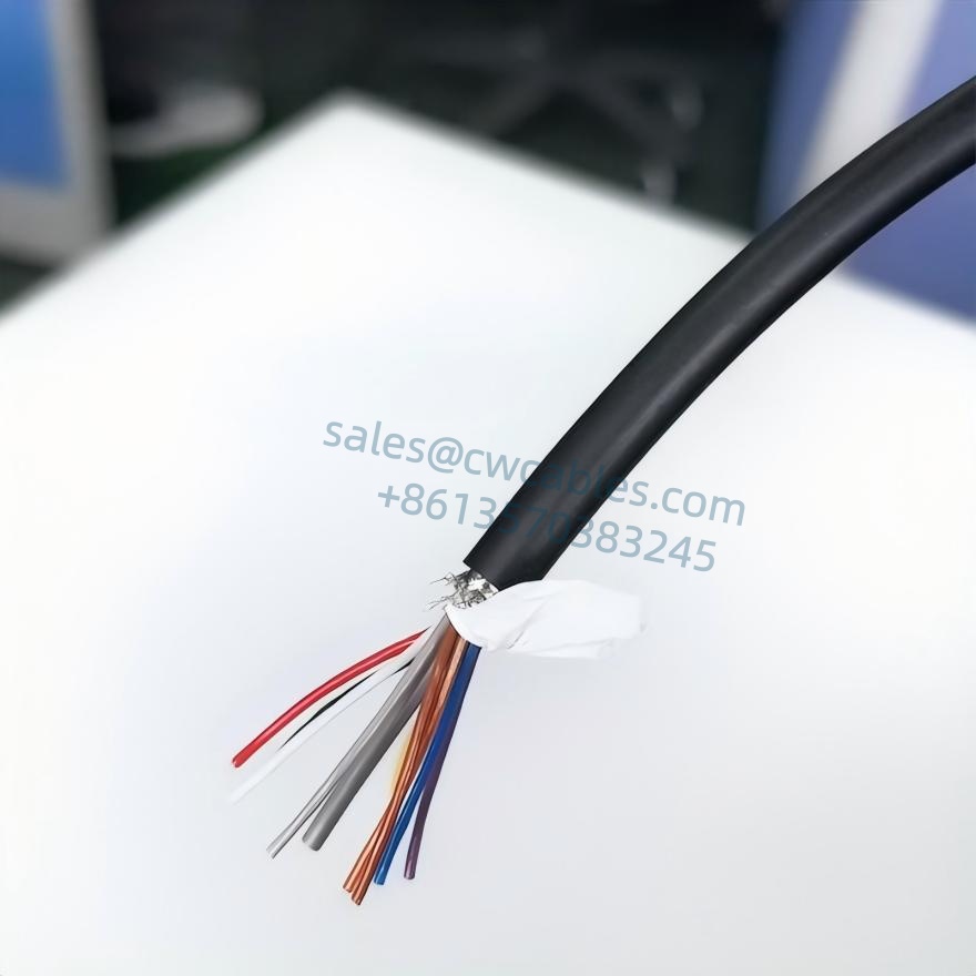 YP501 HIGH FLEXIBLE PUR TPE Cable For DRAG CHAIN BLACK CORE - Imagen 5