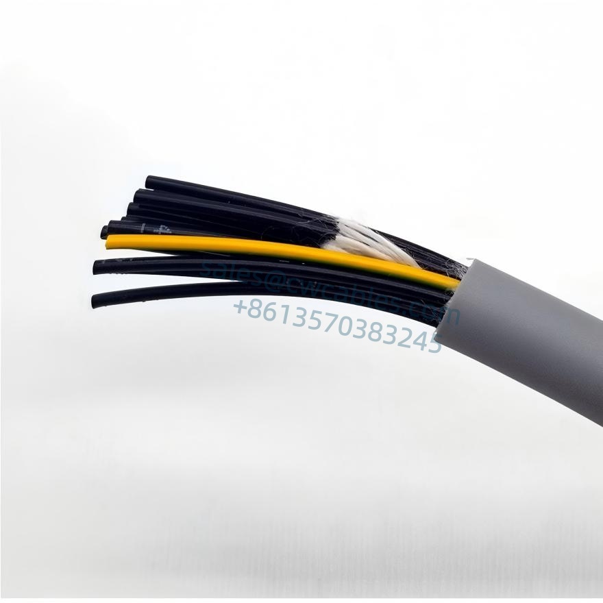 YP501 HIGH FLEXIBLE PUR TPE Cable For DRAG CHAIN BLACK CORE - Imagen 7