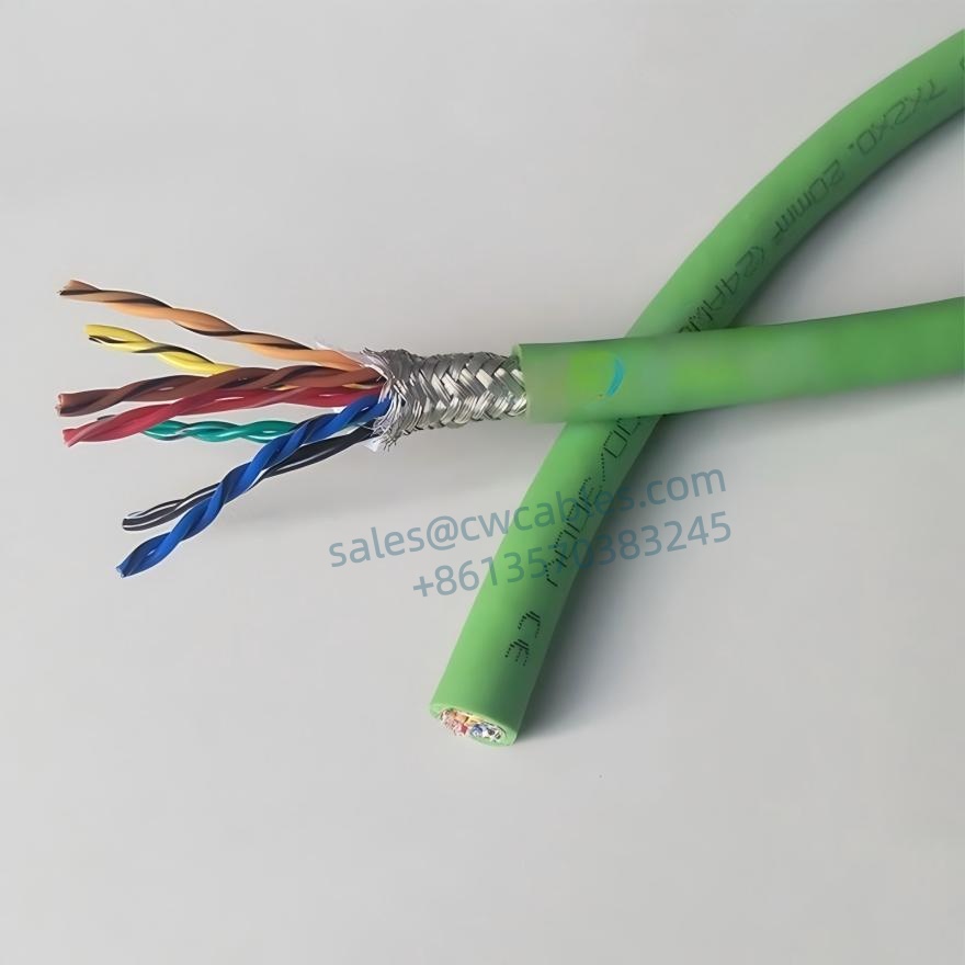 YP1006 Сверхвысокогибкая витая пара с буксировочной цепью из полиуретана - Изображение 5