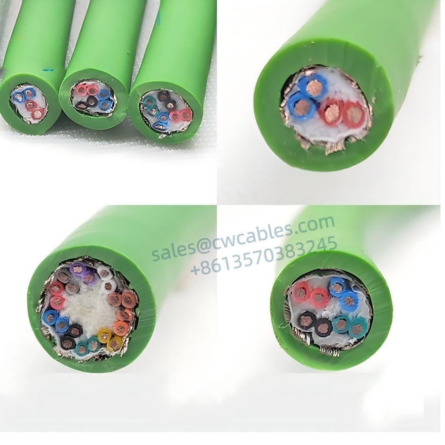 YP1006 Сверхвысокогибкая витая пара с буксировочной цепью из полиуретана - Изображение 6