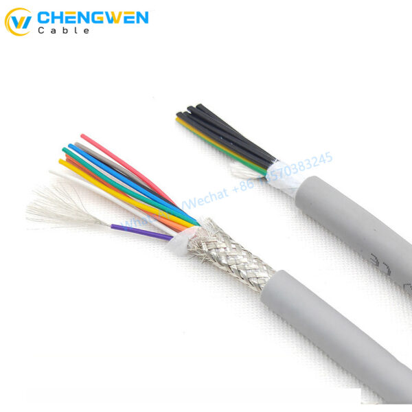 YP1001 Ultra High Flexible Oil Resistant PUR Sheath Towline Cable Black ...
