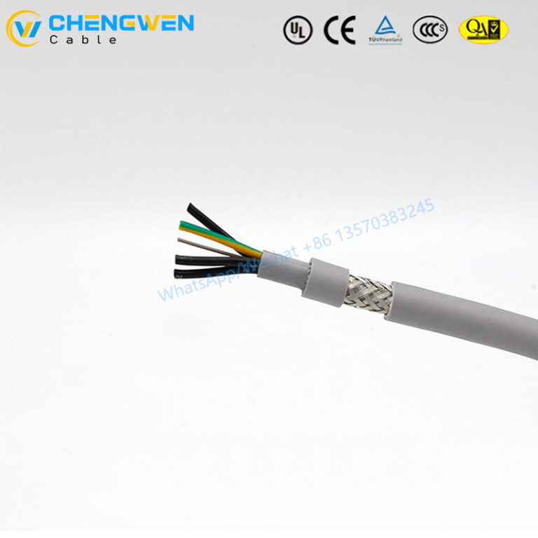 YP1001 Ultra High Flexible Oil Resistant PUR Sheath Towline Cable Black ...