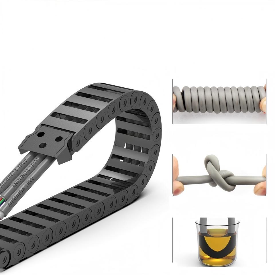 YY2002 Cabo especial ultra alto flexível de alta velocidade para correntes de arrasto TRVV com escudo - imagem 4