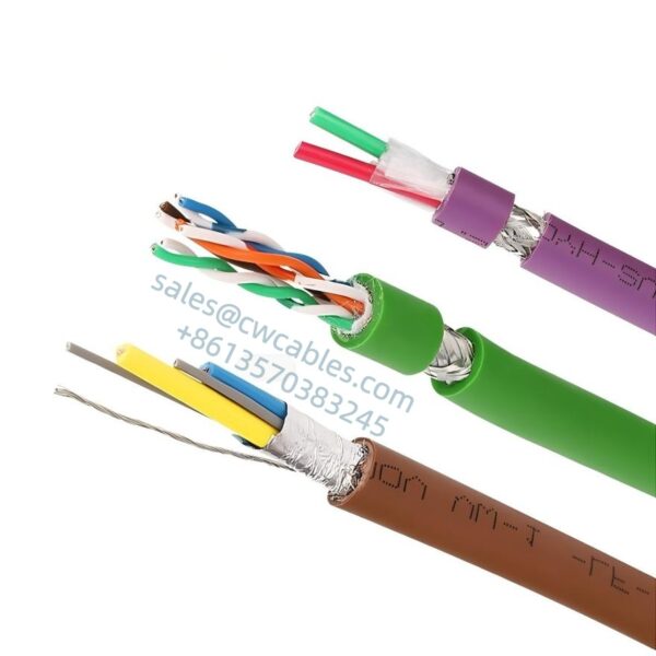 Flexible Industrial Ethernet CAT5/CAT5E/CAT6A/CAT7 Cable 4X2XAWG26 ...