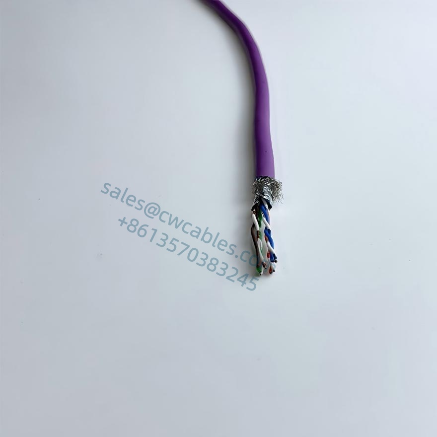 Funda industrial al aire libre PUR/TPU del cable Cat.5 Cat.6 PUR/TPU de Ethernet de la alta flexión - Imagen 5