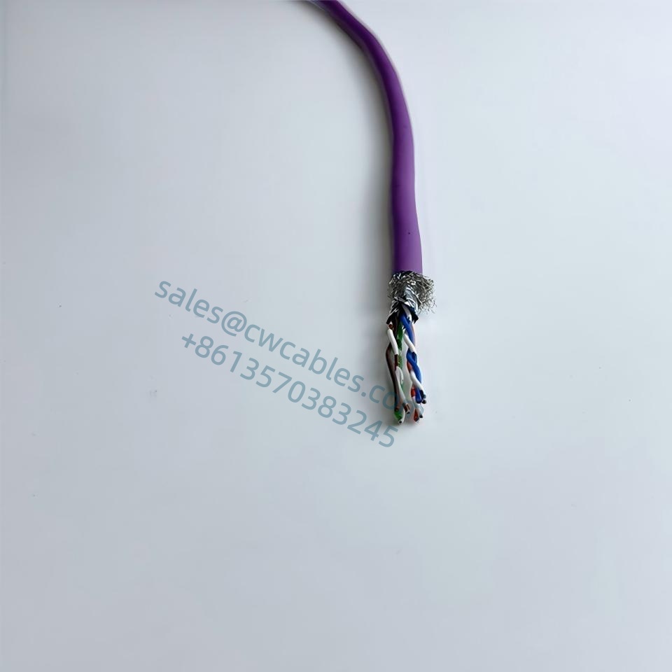 Funda industrial al aire libre PUR/TPU del cable Cat.5 Cat.6 PUR/TPU de Ethernet de la alta flexión - Imagen 6