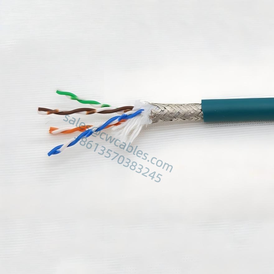 Funda industrial al aire libre PUR/TPU del cable Cat.5 Cat.6 PUR/TPU de Ethernet de la alta flexión - Imagen 7