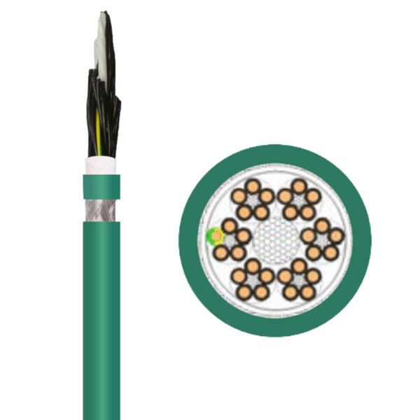 TY100.02 ULTRA HIGH FLEXIBLE CONTROL CABLE SHIELDED  (20 million times reliability tests for drag chain)