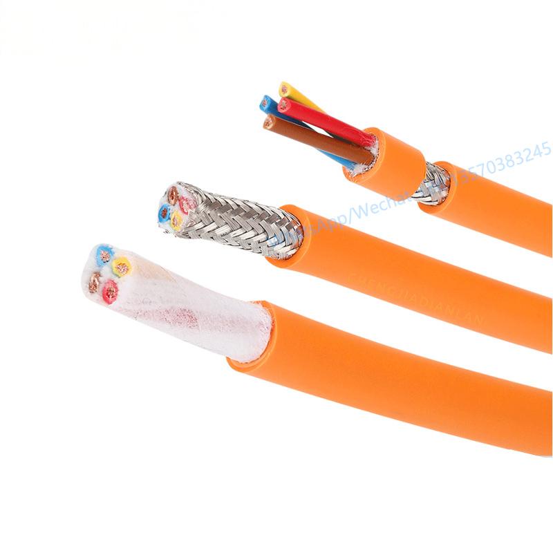 TP1008 HIGH FLEXIBILITY PUR SERVO POWER CABLE SHIELDED TYPE  (10 million times reliability tests for drag chain) - Image 3