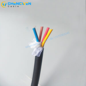 Flexible servo power cable