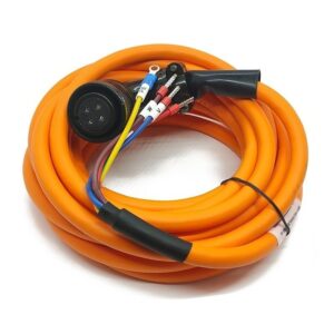 Mitsubishi Power Cable MR-PWCNS4CBL*M-A1-H High-Flex Servo Power Cable for Drag Chain & Fixed Installation | Industrial Automation Grade