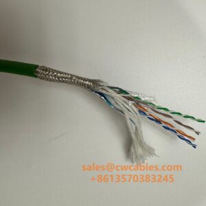 Double shielded Cat5e flexible Ethernet cable