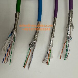 Double shielded Cat5e flexible Ethernet cable