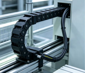 Continuous flex ethernet cable