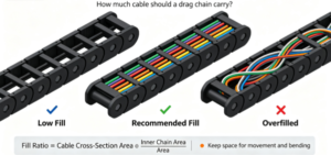 Drag Chain Cable Fill Ratio