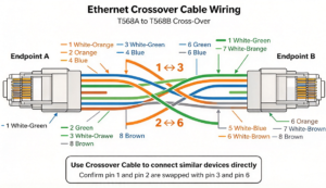 crossover ethernet cable